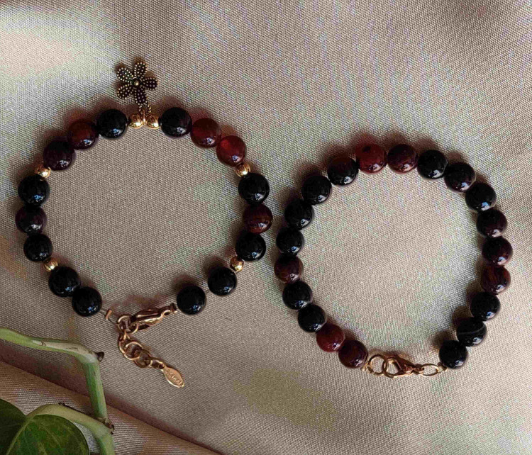 دستبند زوج، دستبند عقیق مردانه، دستبند عقیق دخترانه